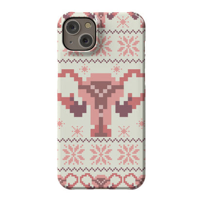 Uterus Sweater Pattern Phone Case
