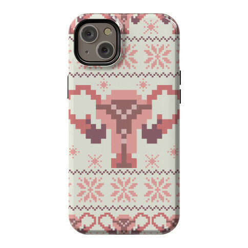 Uterus Sweater Pattern Phone Case