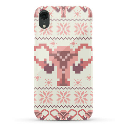 Uterus Sweater Pattern Phone Case
