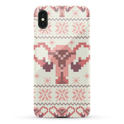 Uterus Sweater Pattern Phone Case