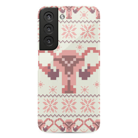 Uterus Sweater Pattern Phone Case