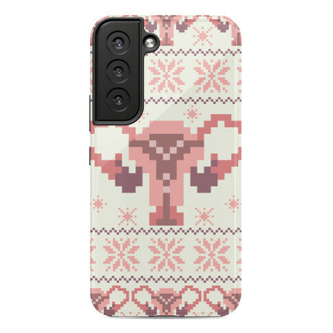 Uterus Sweater Pattern Phone Case