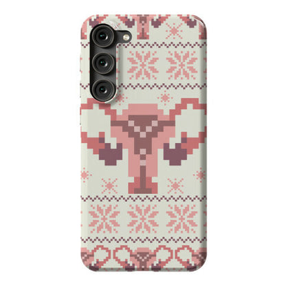 Uterus Sweater Pattern Phone Case
