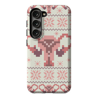 Uterus Sweater Pattern Phone Case