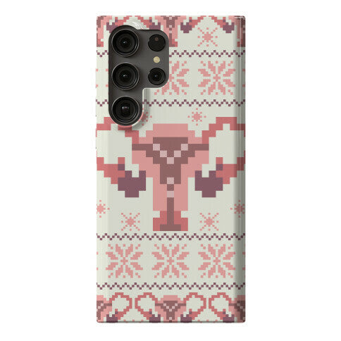 Uterus Sweater Pattern Phone Case