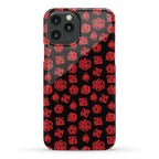RPG Dice Pattern Phone Case