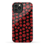 RPG Dice Pattern Phone Case