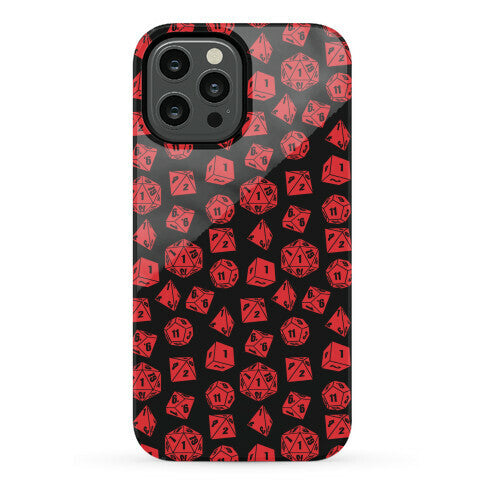 RPG Dice Pattern Phone Case