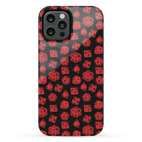RPG Dice Pattern Phone Case
