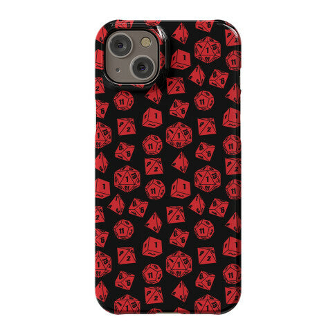 RPG Dice Pattern Phone Case