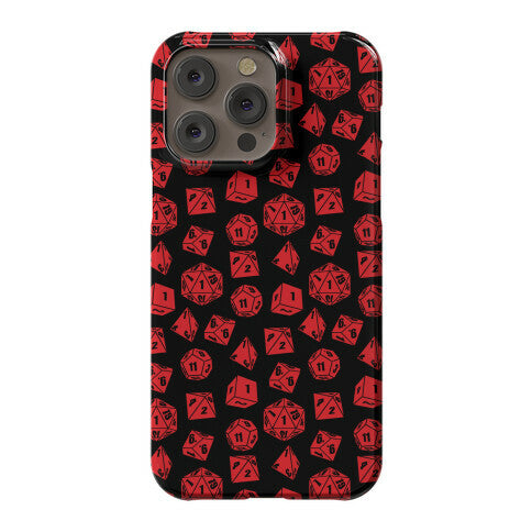RPG Dice Pattern Phone Case