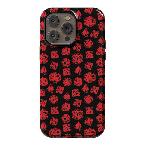 RPG Dice Pattern Phone Case