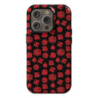 RPG Dice Pattern Phone Case