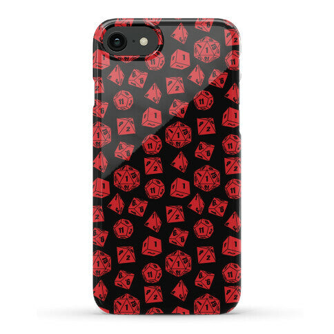 RPG Dice Pattern Phone Case