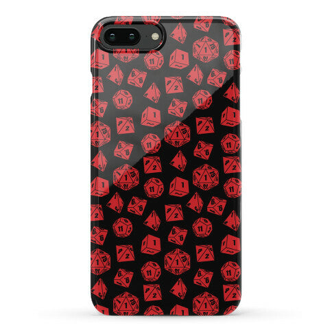 RPG Dice Pattern Phone Case