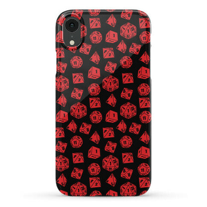 RPG Dice Pattern Phone Case