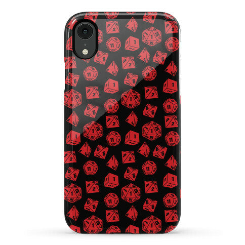 RPG Dice Pattern Phone Case