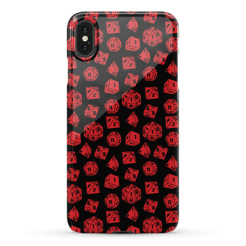 RPG Dice Pattern Phone Case