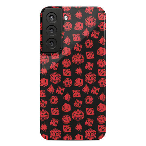 RPG Dice Pattern Phone Case