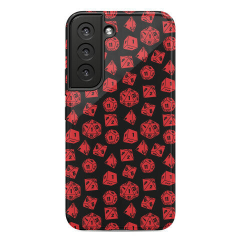 RPG Dice Pattern Phone Case