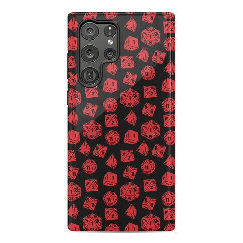 RPG Dice Pattern Phone Case