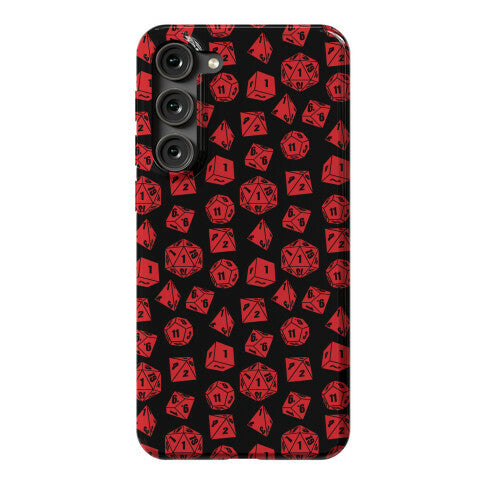 RPG Dice Pattern Phone Case