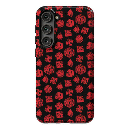 RPG Dice Pattern Phone Case