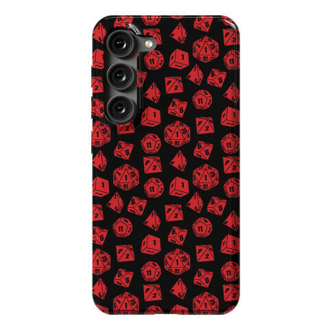 RPG Dice Pattern Phone Case