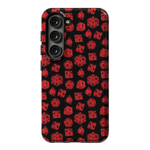 RPG Dice Pattern Phone Case