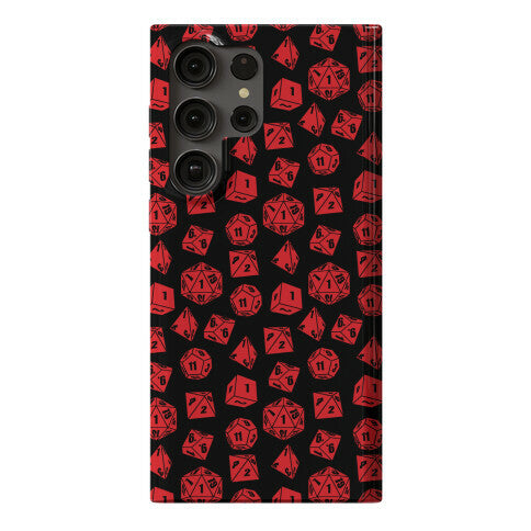 RPG Dice Pattern Phone Case