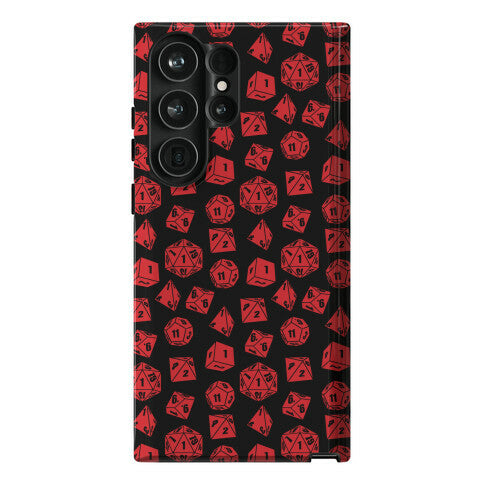 RPG Dice Pattern Phone Case