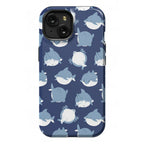 Fat Shark Pattern Phone Case