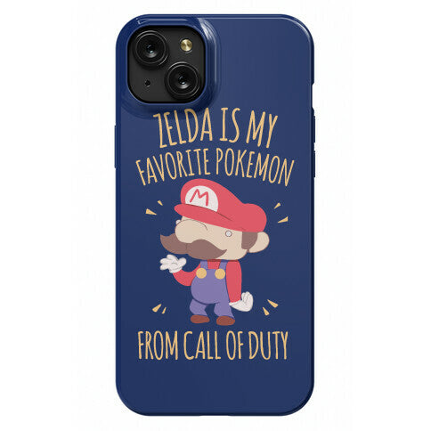 Zelda Is My Favorite Pokemon Phone Case