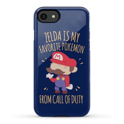 Zelda Is My Favorite Pokemon Phone Case