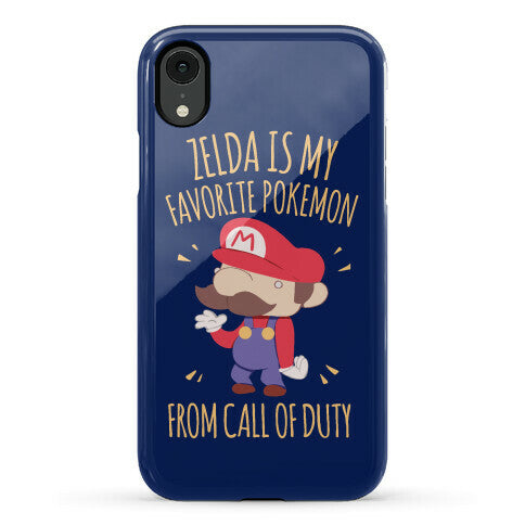 Zelda Is My Favorite Pokemon Phone Case