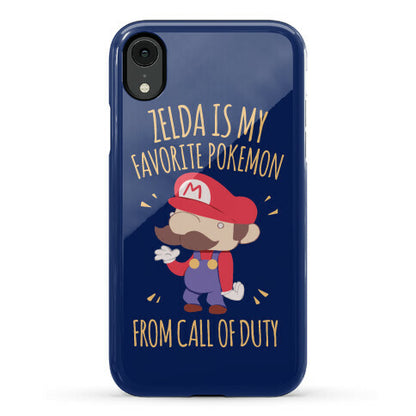 Zelda Is My Favorite Pokemon Phone Case