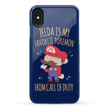 Zelda Is My Favorite Pokemon Phone Case