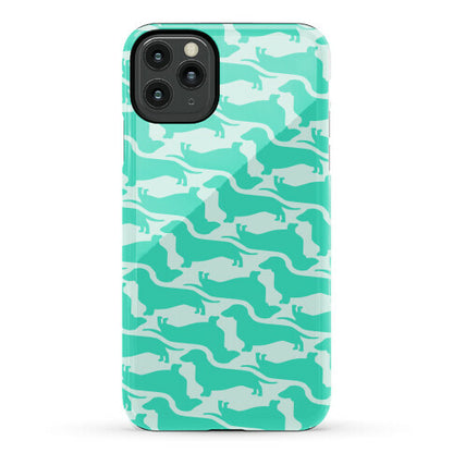 Wiener Dog Pattern Phone Case