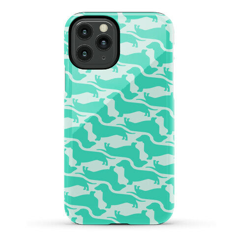 Wiener Dog Pattern Phone Case