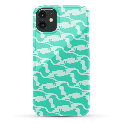 Wiener Dog Pattern Phone Case