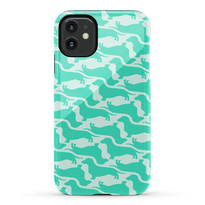 Wiener Dog Pattern Phone Case