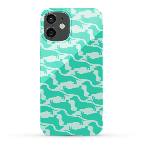 Wiener Dog Pattern Phone Case