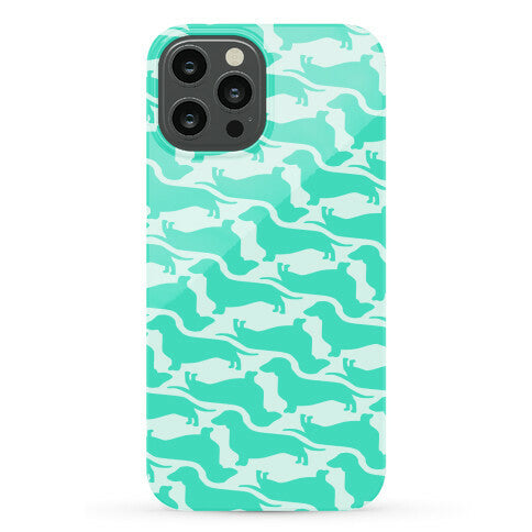 Wiener Dog Pattern Phone Case