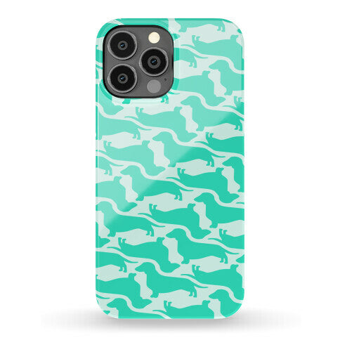 Wiener Dog Pattern Phone Case