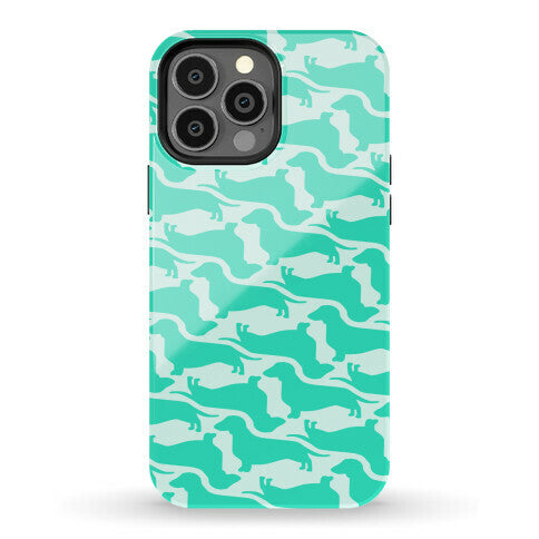 Wiener Dog Pattern Phone Case