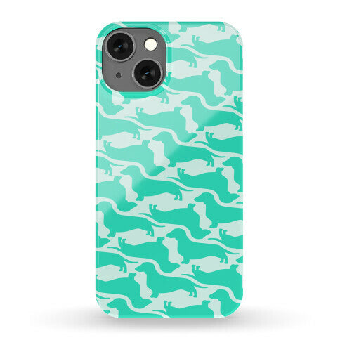 Wiener Dog Pattern Phone Case