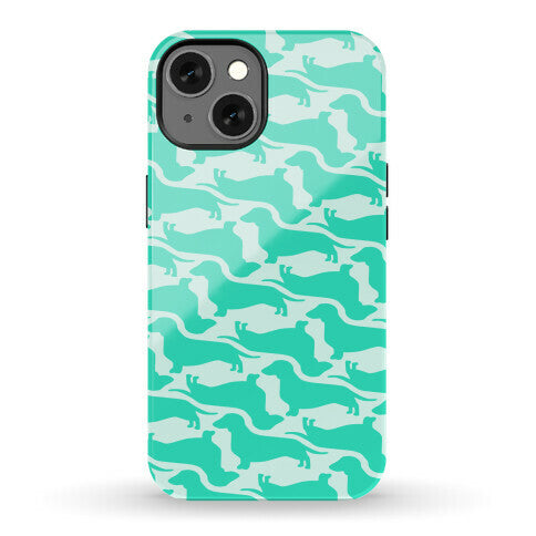 Wiener Dog Pattern Phone Case