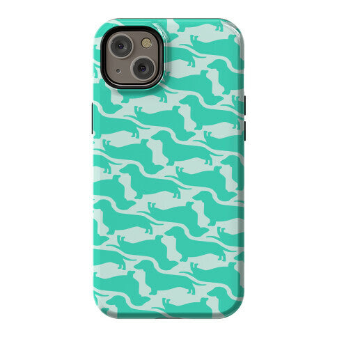 Wiener Dog Pattern Phone Case