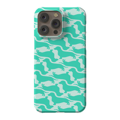 Wiener Dog Pattern Phone Case