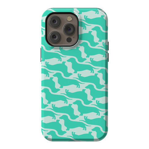 Wiener Dog Pattern Phone Case